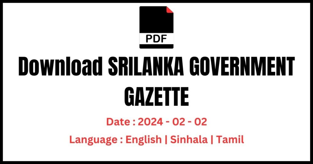 Download 2024 February 2 gazette pdf