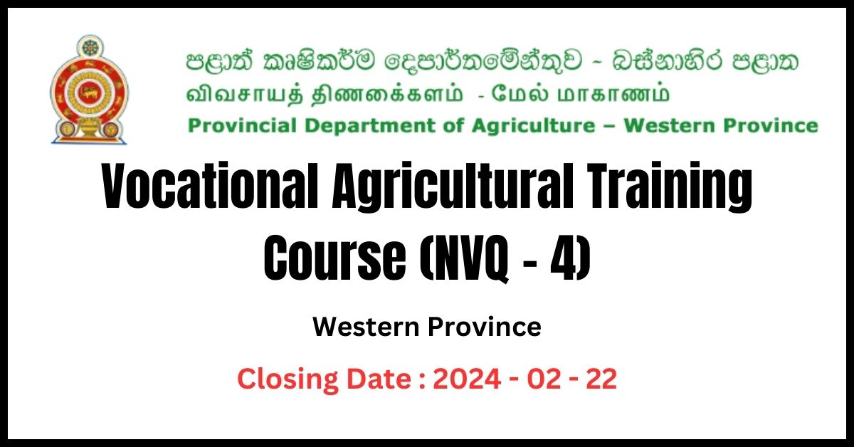 Vocational Agricultural Training Course
