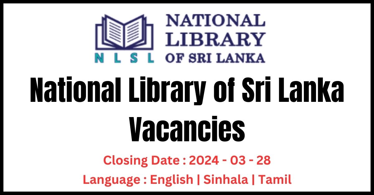 National Library of Sri Lanka Vacancies