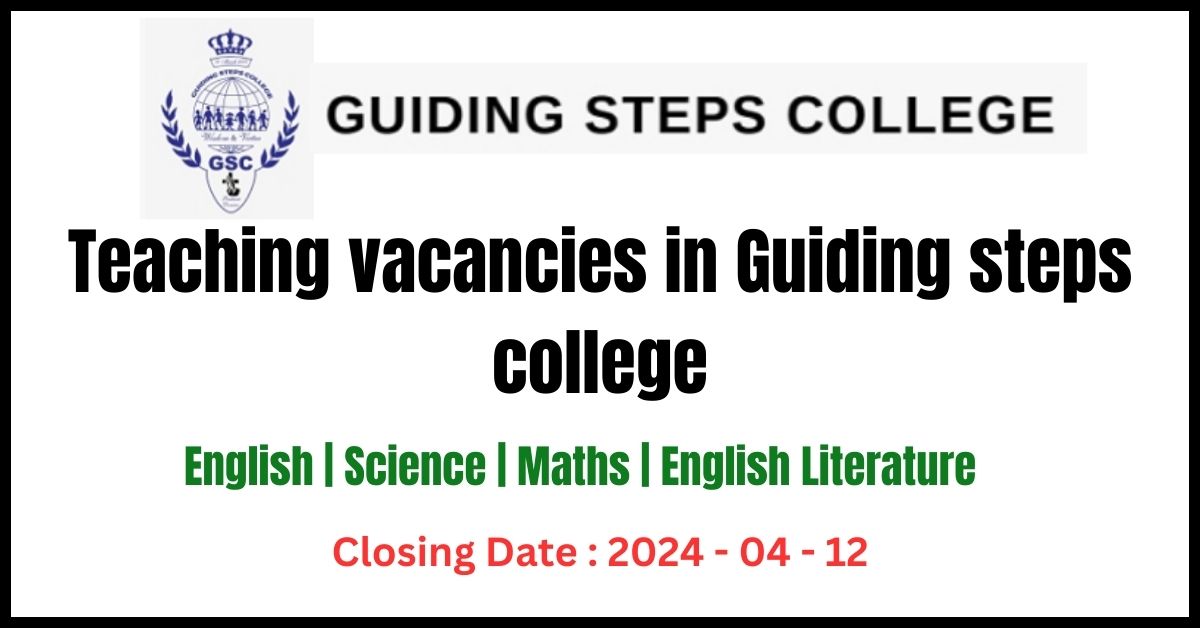 Teaching vacancies in Guiding steps college (2)