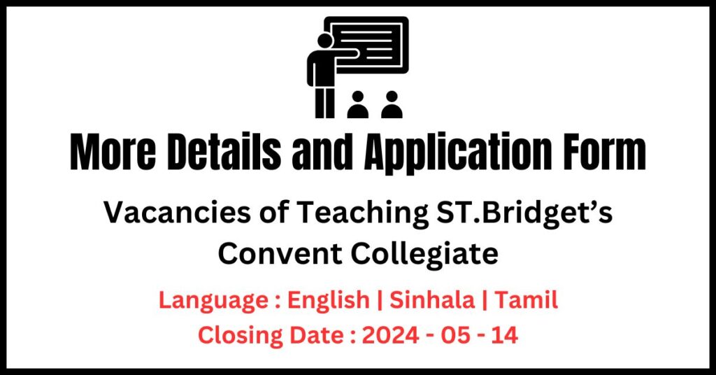 Vacancies of Teaching