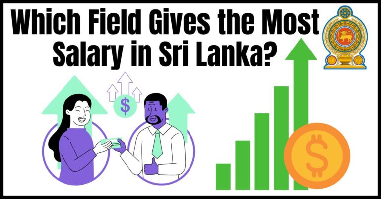 Which Field Gives the Most Salary in Sri Lanka?