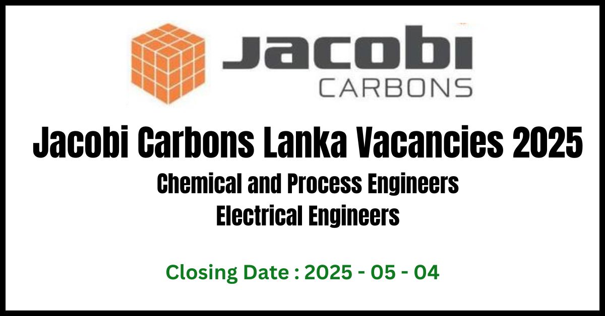 Jacobi Carbons Lanka Vacancies
